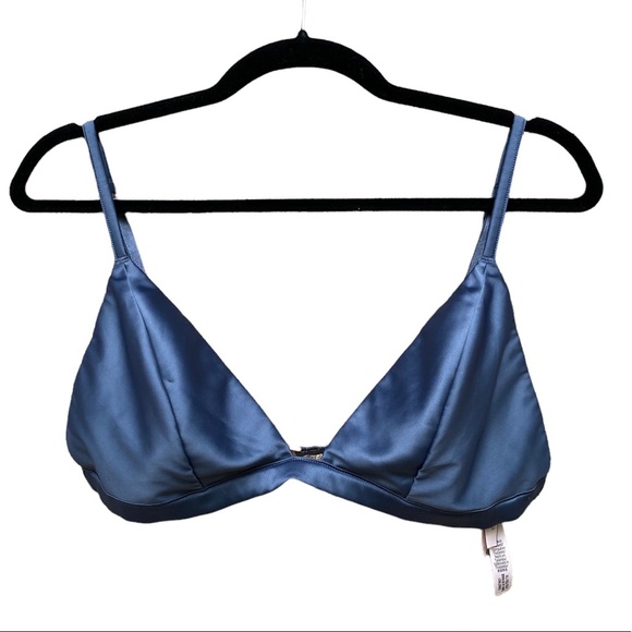 Victoria's Secret Other - VICTORIA'S SECRET Blue Satin Bra